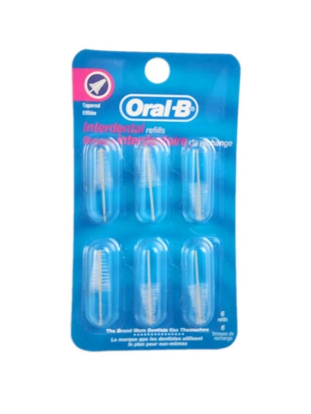 New Oral-B Interdental Refills TAPERED 6Count Package.